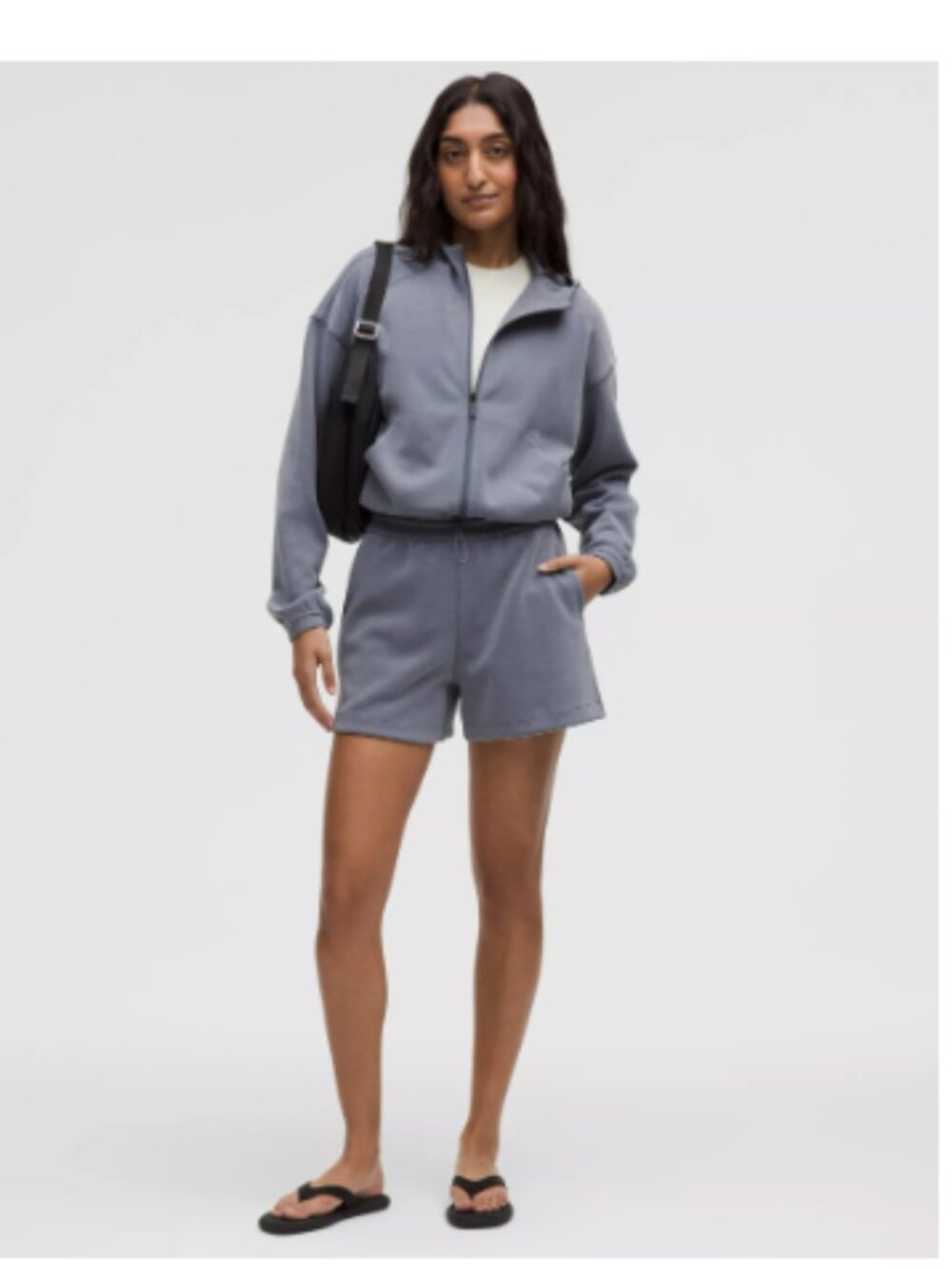Lululemon Softstreme High Rise Short 4" Solar Grey Size 10